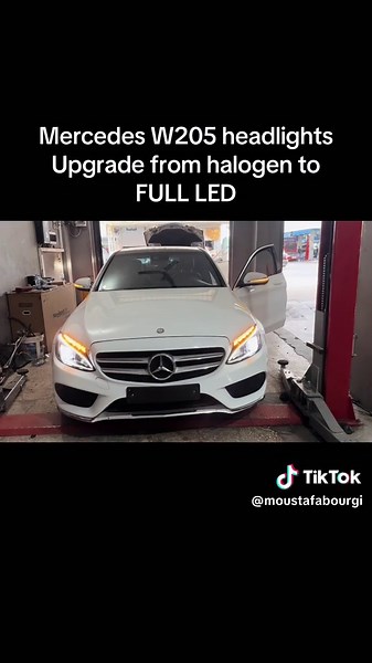 Upgrade Mercedes W205 Headlights to FULL LED