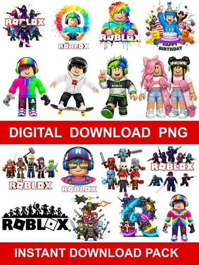 Roblox,roblox Svg,roblox Png,robox Svg Bundle,gaming Svg Files for Cricut,roblox Girls Svg,roblox Boy Svg,roblox Clipart,roblox Font,gaming - Etsy