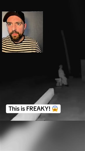 A real GHOST, or just a freaky person? 😱 #scaryvideos #scary #reaction #scarytiktoks #paranormal #creepytok #horrortok #ghosts #fyp #videoviral