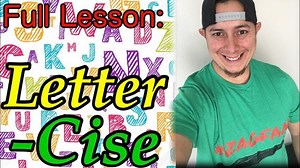 Distance Learning PE  PE at home  DIY PE Full Video: Letter-Cise