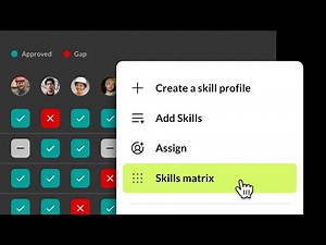 How to set up and optimize a skills matrix for the frontline