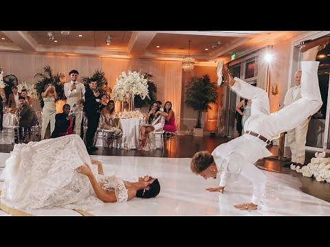OUR WEDDING DANCES!! (BEST GARTER REMOVAL EVER)