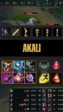 Akali Challenger Ranked Solo/Duo #shorts #leagueoflegends