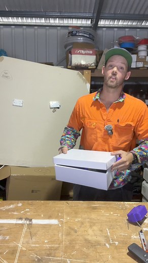 Would you utilise the purple box? These seem to be getting more popular as ive had many contact myself about them. They are reusable so can be used on multiple jobs to keep the cabling, client and other trades safe. | Addicted to tools