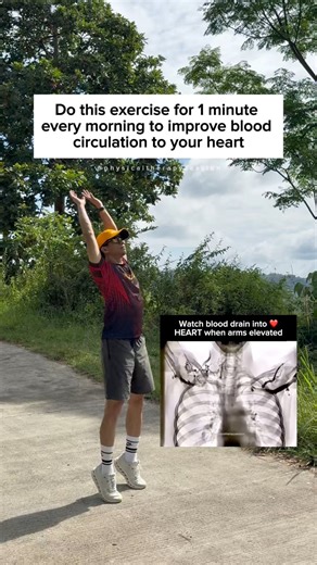 998K views · 5.8K reactions | Do this simple exercise for 1 minute every morning to improve blood circulation to your Heart ♥️ #cardio #cardioworkout #morningexercise #fitnessgoals #physicaltherapy | Physical Therapy Session | Facebook