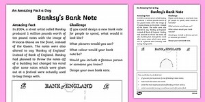 Banksy's Bank Note Worksheet