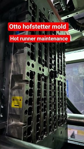 otto #hofstetter mold hot runner maintenance in netstal pet line #machine #automobile #saudiarabia