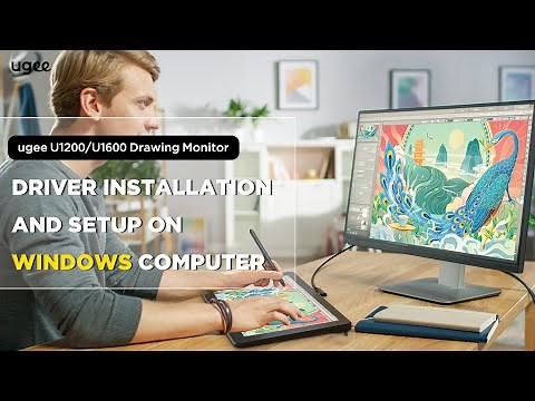 How to Install and Setup ugee U Series Drawing Monitor Driver on Windows Computer