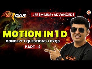 Complete Motion in 1D (Part-2) | JEE 2025 | All Concepts And Questions | Shreyas Sir