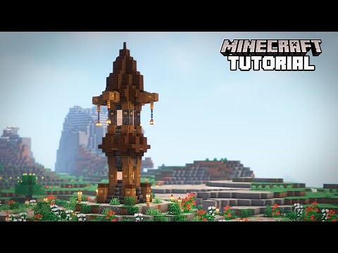 COMO CONSTRUIR UMA TORRE MEDIEVAL - Minecraft Tutorial