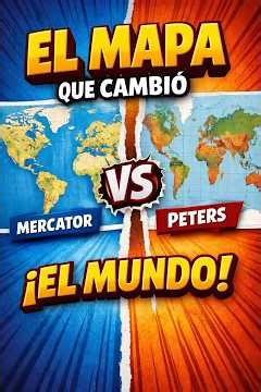 El mapa que cambió el mundo: Mercator vs Peters