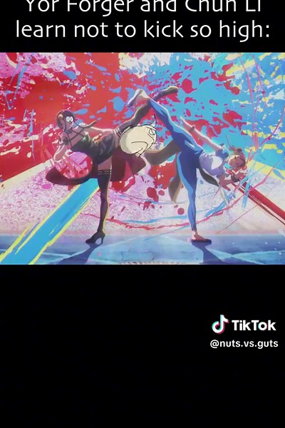 Chun Li and Yor Forger Epic Kick Fail!