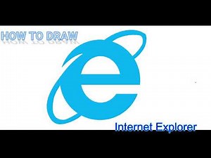 How To Draw Internet Explorer Logo - MS Paint