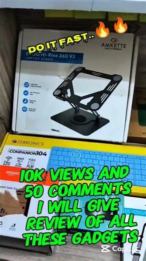 10k views ..🔥🔥and all gadgets review... #shorts #dailytech