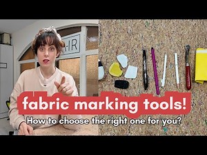 The Best Fabric Marking Tools (and How to Use Them)