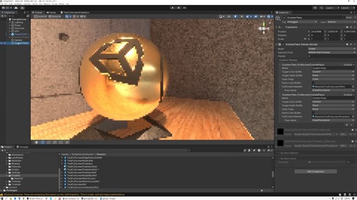 Unity UE4 Post Process 后期处理 像素过滤器