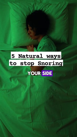 12K views · 59 reactions | 5 Natural Ways to Stop SNORING Courtesy: The Health Crib #snoring #waystostopsnoring #sleep #sleeptips #sleepapnea #health #wellness #awareness | Mommy Che | Facebook