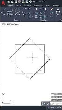 In 30 second draw 8 pointed star ornament by autocad program #shorts