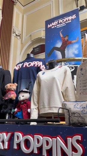 Treat yourself to some practically perfect Mary Poppins - The Musical merch 🌂 ✨ 🎟️ https://atgtix.co/4gk7IQB 📅 Until Sat 25 Oct | Sunderland Empire