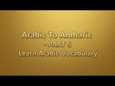 Arabic to Amharic Translation Course | Business & Daily Use