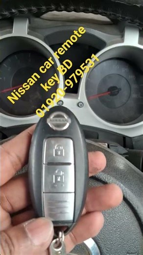 nissan car remote key programming bd ☎️01920-979531
