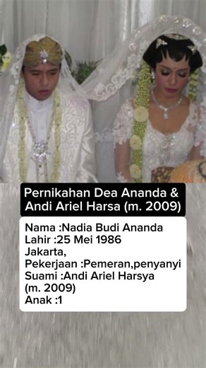 Pernikahan Dea Ananda & Andi Ariel Harsa (m. 2009)