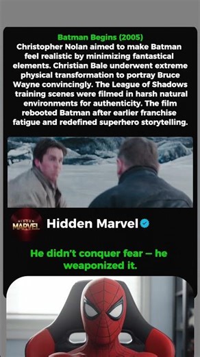 Batman Begins (2005), The Billionaire Who Became a Symbol of Fear 🦇 #batmanbegins #dc #gotham