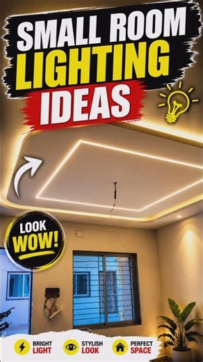 small room lighting ideas | room ceiling lighting design