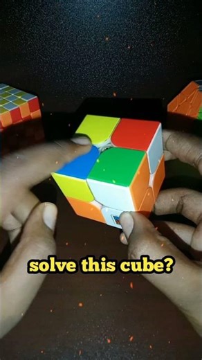 Are You Fast Enough to Like & Subscribe Before I Solve a 2x2 Cube🔥 #shorts