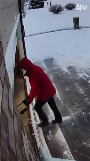 Shoveling Snow Gone Hilariously Wrong #comedy #winter #fails