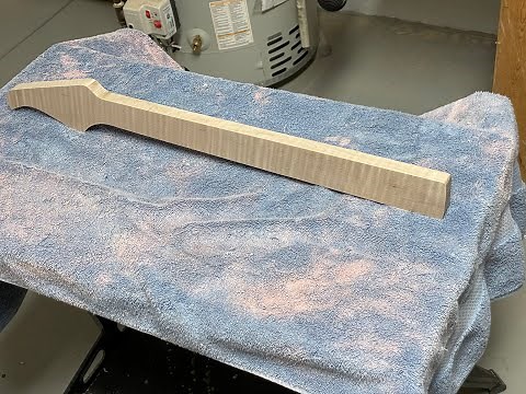 Shaping a Guitar Neck Blank Using a Router and Template