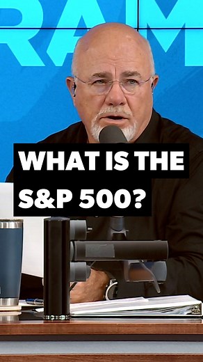 The S&P 500 (or Standard & Poor’s 500) is what’s called a stock market index. An index is simply a measuring stick—a way to track the progress of the stock market. The S&P 500 index measures the performance of the top 500 American companies on the stock market. | Dave Ramsey