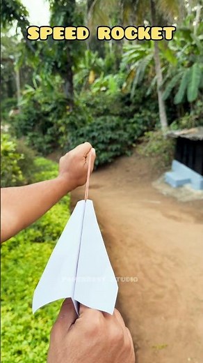 How to make long distance flying Rocket | Diy world record Rocket for fun | Origami speed Rocket