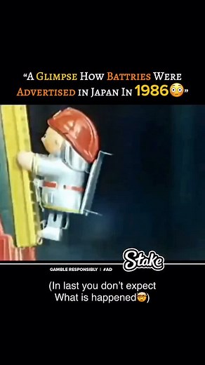 Hidden Nature Verse🦅 on Instagram: "A Japanese battery ad made with a simple toy climbing the stairs of a skyscraper. The message? Long-lasting power. The toy symbolised endurance, showcasing how reliable the battery was. No flashy effects, just a small toy with a big message: these batteries don’t quit. A truly genius marketing & advertisement . . . #trendingrrels #didyouknow #mindblowing #intresting #history #historic #ancienthistory #historymstters #innovation #invention #technology #technol
