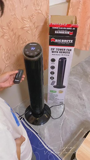 29” Aesthetic Tower Fan for Summer Cooling