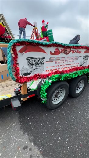 Cape May Christmas Parade 2025 in the books. We had a blast, thank you to everyone, and we were so happy to see so many of you. Until next year….. Have a Merry Christmas and remember Shop Local… #seagear #capemay #christmasparade #shoplocal | Sea Gear Marine Supply
