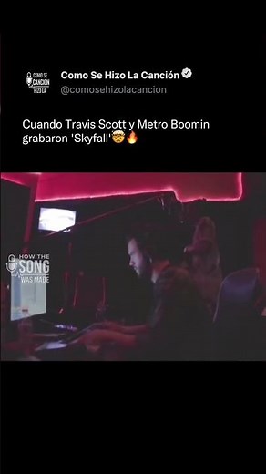 How Travis Scott & Metro Boomin Recorded “Skyfall" #howthesongwasmade