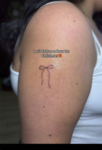 Create a Unique Christmas Bow Tattoo Design