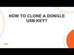 How to Clone a Dongle USB Key?