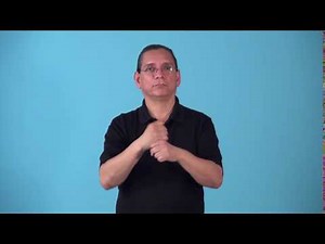 Watch how to sign 'shoemaker' in American Sign Language.