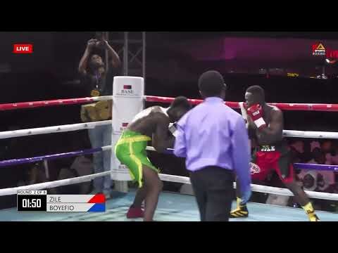 JOHN ZILE VS KAMARUDEEN BOYEFIO - 1957 BOXING NIGHT
