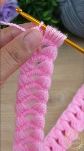Fantastic 💯👌 ... You willove the very easy crochet work baby bandana #crochet #knitting