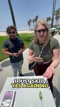 Millionaire Giving away free iPhone 15 to stranger part 56 #shorts