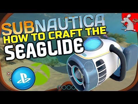 How To Craft The Seaglide In SUBNAUTICA PS4/XBOX - Subnautica Tips