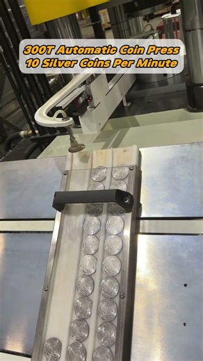 300T Automatic Hydraulic Press | 10 Coins Per Minute with Perfect Detail