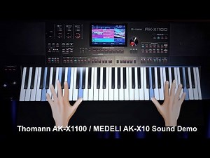 Thomann AKX1100 / MEDELI AKX10 🎹 Keyboard Test 🎶 Sound Demo