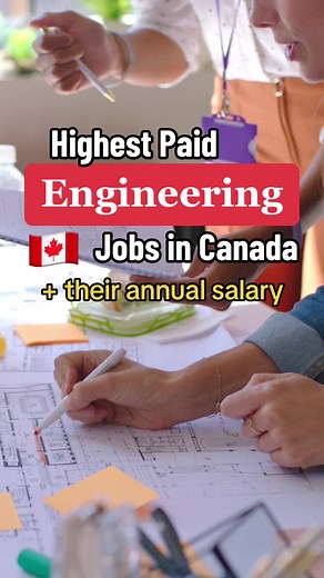 Are you interested in a career in engineering? These are the top paid jobs in the field! Apply for a position at Talent.com 👷 #fyp #jobsearch #engineering #engineer #engineeringstudent #salary #career #canada