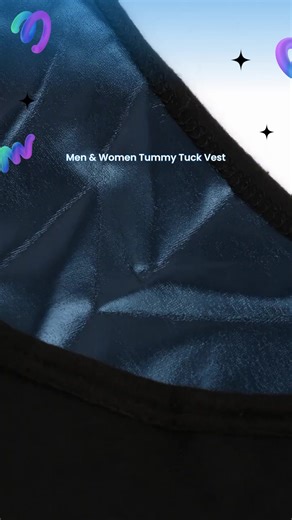 Men & Women Sweat Vest Tummy Tuck & Fat Burning Gym Essential