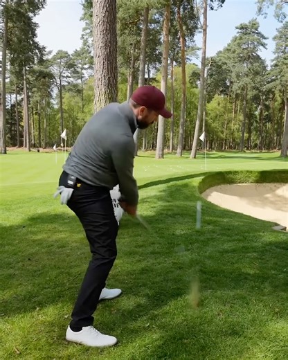 How to play the dreaded chip over a bunker! ⛳️ | Rick Shiels Golf