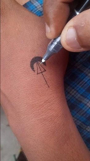How To Tattoo design || How To Make Tattoo With Pen|| How to draw tattoo || Tattoo Art By Rajan